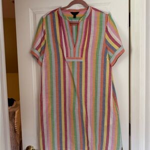 J.Crew Multicolor Striped Dress